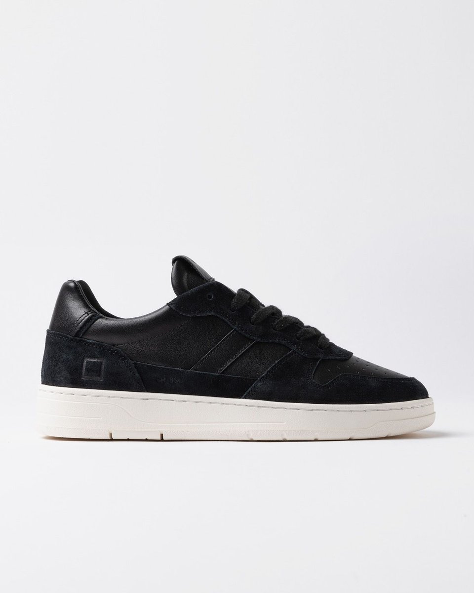 sneakers uomo date m431-c2-ba-bk court 2.0 basic black