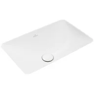 Umywalki - Villeroy & Boch Loop & Friends umywalka 45x28 cm podblatowa prostokątna CeramicPlus Weiss Alpin 4A5600R1 - miniaturka - grafika 1