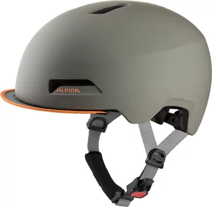 Alpina Unisex - Dorośli, BROOKLYN Kask rowerowy, moon-grey-peach matt, 52-57 cm - Kaski rowerowe - miniaturka - grafika 1