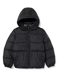 Tommy Hilfiger Płaszcz puchowy chłopięcy, Czarny, 6 Lat - Kurtki i płaszcze dla chłopców - miniaturka - grafika 1