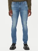 Spodnie męskie - Mustang Jeansy Frisco 1015493 Niebieski Skinny Fit - miniaturka - grafika 1