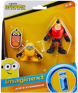 Mattel Imaginext Minionki Minions Bob I Svengence - Figurki dla dzieci - miniaturka - grafika 1