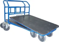 Wózki magazynowe - WiZ Wózek platformowy jednoburtowy, wsuwany. Wym. 1000x600mm - miniaturka - grafika 1
