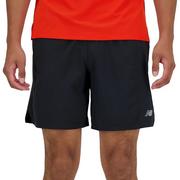 Spodnie sportowe męskie - Spodenki męskie New Balance MS41283BK  czarne - miniaturka - grafika 1