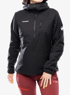 Kurtka ocieplana damska Mammut Rime IN Flex Hooded Jacket - black - Kurtki narciarskie - miniaturka - grafika 1