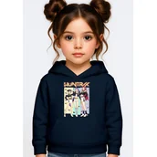 Bluzy dla dziewczynek - BLUZA DZIECIĘCA KPOP DEMON HUNTERS HUNTRIX 134-140 Z KAPTUREM BAWEŁNIANA - miniaturka - grafika 1