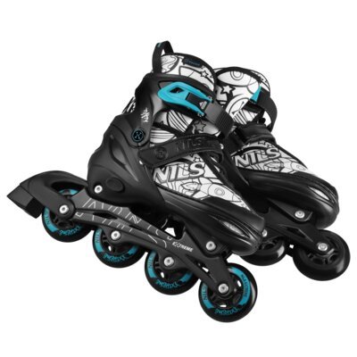 Łyżworolki NILS EXTREME NH10907 4w1 ( 35-38) Czarno-niebieski