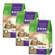 Żwirek dla kotów - JRS Cats Best Nature Gold - Żwirek Dla Kotów Długowłosych 3x20l / 30kg - miniaturka - grafika 1