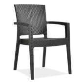 Fotele i krzesła ogrodowe - PARIS Brown - Novoussi - miniaturka - grafika 1