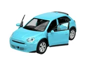 Samochody i pojazdy dla dzieci - WELLY NEW FIAT 600E NIEBIESKI 1:34 SAMOCHÓD NOWY METALOWY MODEL - miniaturka - grafika 1