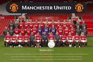 GBeye Manchester United Team Photo - plakat SP0684 - Plakaty - miniaturka - grafika 1