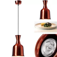 Inne urządzenia gastronomiczne - Royal Catering Lampa grzewcza do potraw kolor mosiądzu 19 x 19 x 29 cm stal RC-SHSFL02 - miniaturka - grafika 1