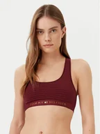 Koszulki i topy damskie - Tommy Hilfiger Top UW0UW05587 Bordowy Slim Fit - miniaturka - grafika 1