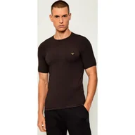 Koszulki męskie - Emporio Armani T-shirt Fitted fit - miniaturka - grafika 1