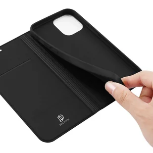 Dux Ducis Skin Pro kabura etui pokrowiec z klapką iPhone 12 Pro / iPhone 12 czarny - Etui i futerały do telefonów - miniaturka - grafika 9