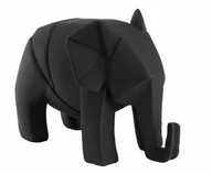 Figurki dekoracyjne - Figurka Elephant Origami czarny - miniaturka - grafika 1