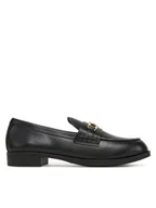 Półbuty damskie - LOVE MOSCHINO Loafersy JA10242G1NIA000035 Czarny - miniaturka - grafika 1