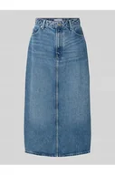 Spódnice - Spódnica jeansowa o kroju straight fit z lyocellu model LANA - Tommy Hilfiger - miniaturka - grafika 1