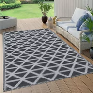 Dywany zewnętrzne - vidaXL Dywan na zewnątrz, czarny, 160x230 cm, PP 310418 - miniaturka - grafika 1