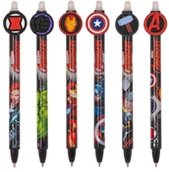 Długopisy - 6x długopis wymazywalny AVENGERS - miniaturka - grafika 1