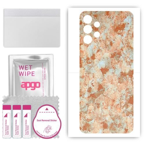 folia naklejka skórka strukturalna na TYŁ do Samsung Galaxy A13 SM-A137F - Kamień Piaskowiec - apgo SKINS