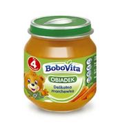 Soki i herbatki dla dzieci - Nutricia POLSKA SP Z O.O BoboVita Obiad Marchewka po 4 miesiącu 125 g - miniaturka - grafika 1