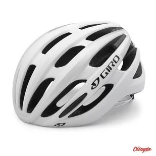 Kask szosowy Giro Foray Matte White Silver - Kaski rowerowe - miniaturka - grafika 1