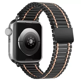 opaska pasek bransoleta MILANESEBAND "3" Apple Watch 1/2/3/4/5/6/7/8/9/SE 38/40/41mm czarna - Akcesoria do smartwatchy - miniaturka - grafika 1