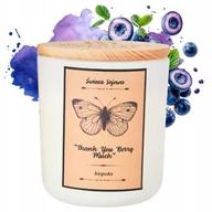 Świece - ŚWIECA ZAPACHOWA sojowa naturalna z knotem w szkle na prezent 200 ml - miniaturka - grafika 1