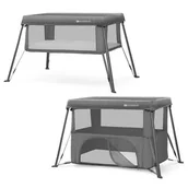 Łóżeczka i kojce - Kindekraft Łóżeczko Turystyczne Cami Grey - miniaturka - grafika 1