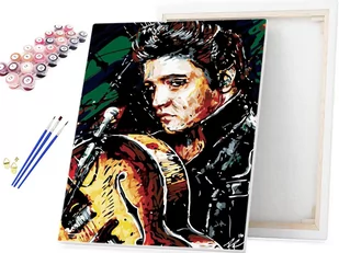 Malowanie po Numerach Elvis Presley Portret Króla / beliart - Malowanie po numerach - miniaturka - grafika 1