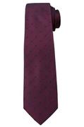 Krawaty i muchy męskie - Fioletowy Elegancki Krawat w Granatowe Kropki -ALTIES- 6 cm, Groszki, Męski - Alties - miniaturka - grafika 1