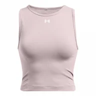 Koszulki sportowe damskie - Damski top treningowy Under Armour UA Vanish Seamless Tank - beżowy - UNDER ARMOUR - miniaturka - grafika 1