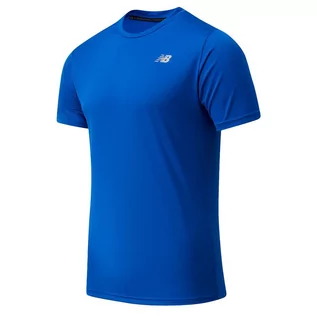 Koszulki sportowe męskie - Koszulka New Balance MT11205TRY - niebieska - grafika 1