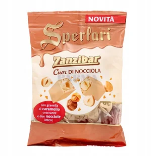 Cukierki nugatowe Zanzibar Cour fi Nocciola 117g Sperlari orzechy laskowe - Bombonierki i czekoladki - miniaturka - grafika 1