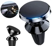 Uchwyty samochodowe do telefonów - Uchwyt magnetyczny samochodowy na telefon na kratkę uniwersalny - miniaturka - grafika 1