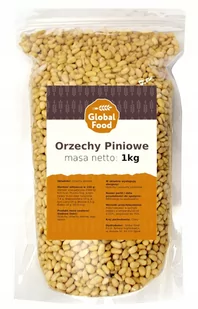 ORZECHY PINIOWE PINI CEDROWE GLOBAL FOOD 1kg 1000g - Orzechy i nasiona - miniaturka - grafika 1