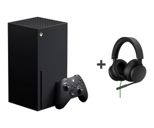 Microsoft Xbox Series X 1TB Czarny + słuchawki Stereo Headset przewodowe - Konsole Xbox - miniaturka - grafika 1