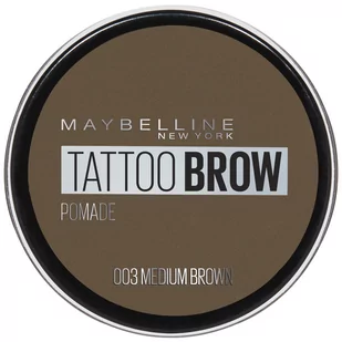 Maybelline Tattoo Brow Pomade Pot Medium Brown 3 - Pomada do brwi - miniaturka - grafika 1