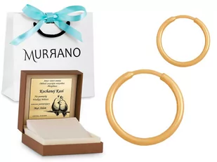 Rodium Złote kolczyki 585 koła PREZENT GRAWER PUDEŁKO RD-3588 - Kolczyki - miniaturka - grafika 1