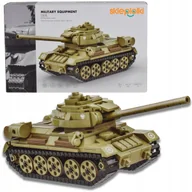 Klocki - KLOCKI KONSTRUKCYJNE CZOŁG BOJOWY T-34 ZESTAW DLA DZIECI MILITARIA MODEL - miniaturka - grafika 1
