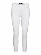 Spodnie damskie - Vero Moda VMTILDE MR S ANK Zip J GU423 GA NOOS dżinsy damskie, Bright White, Small / 32L - miniaturka - grafika 1
