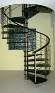 Schody strychowe - Schody spiralne DUDA model Venecja vertical 190 cm - miniaturka - grafika 1