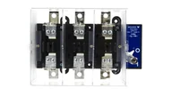 Bezpieczniki elektryczne - Apator Rozłącznik bezpiecznikowy 3P 400A NH2 z pokrętłem RAB 2 P3/R 63-811529-061 - miniaturka - grafika 1