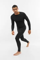 Pozostała odzież narciarska - Komplet bielizny termoaktywnej męskiej z bambusowego włókna węglowego Viking Gary Set Bamboo 0900 czarny XXL - miniaturka - grafika 1