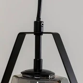 Lampy sufitowe - Lampa wisząca Kare Diamond Fever, czarna, 1-punktowa - miniaturka - grafika 1