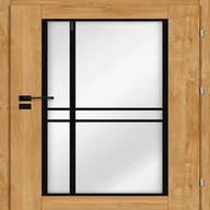 Drzwi wewnętrzne - Drzwi wewnętrzne pokojowe Rimini dąb naturalny 90 prawe Voster 5905996605800 - miniaturka - grafika 1