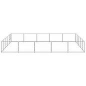 Budy dla psów - shumee Kojec dla psa srebrny 25 m stalowy - miniaturka - grafika 1