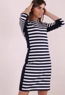 Sukienki - SUKIENKA DAMSKA DRESOWA PLUS SIZE PREZENT dla NIEJ EXTRA OKAZJA - miniaturka - grafika 1