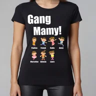 Koszulki i topy damskie - Gang mamy - koszulka damska - miniaturka - grafika 1